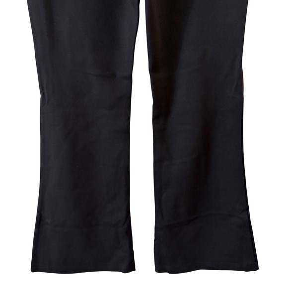 OGL Ponte-De-Roma Slimming Ponte High Rise Pull-on Flared Pants small Black NWT - Picture 12 of 12